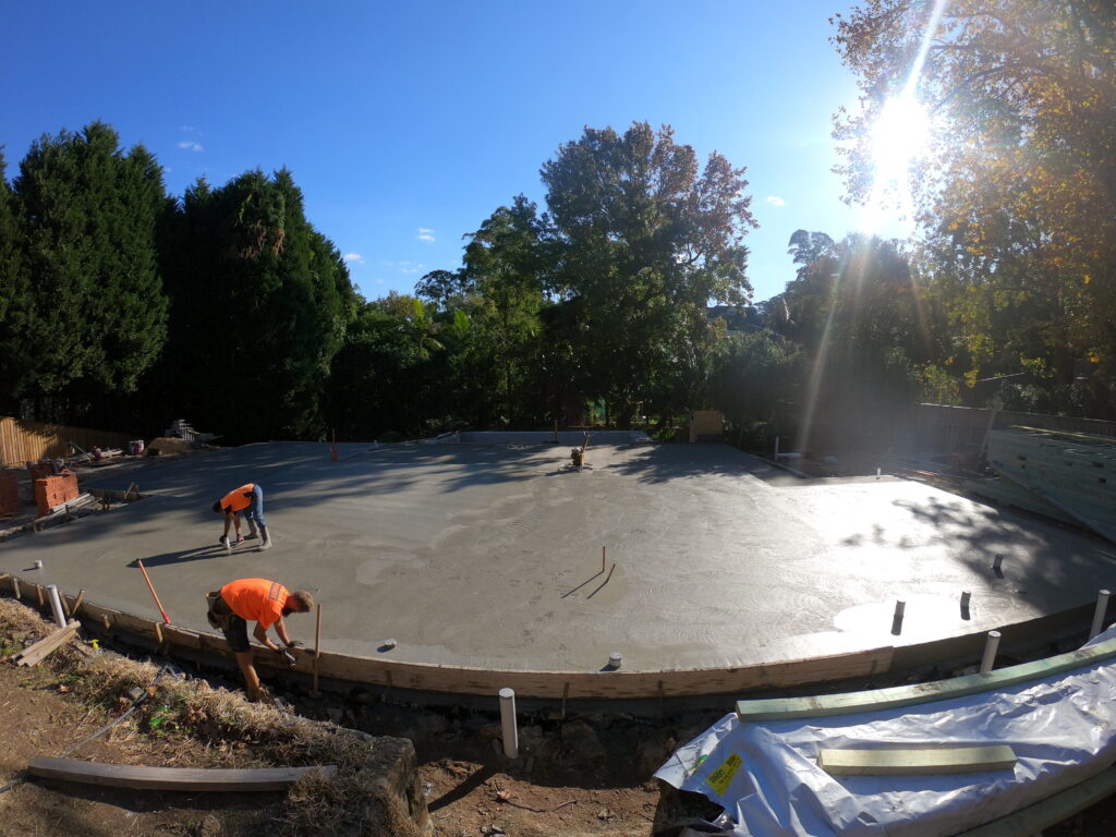 Pymble Residential Concrete Slab